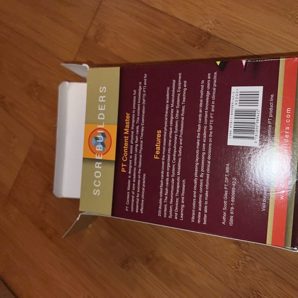 Physical Therapy NPTE study Scorebuilders Flashcards - Picture 3 of 5